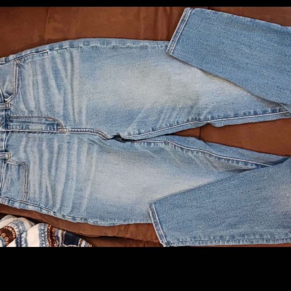 Size 4 america eagle super high rise jegging and skirt